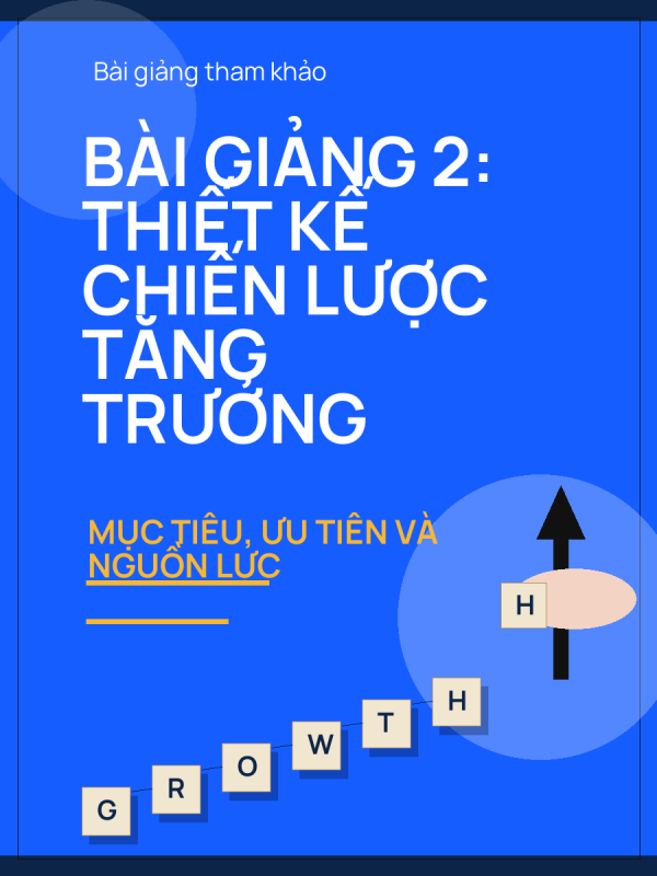 Bài giảng 2: Thiết kế chiến lược tăng trưởng