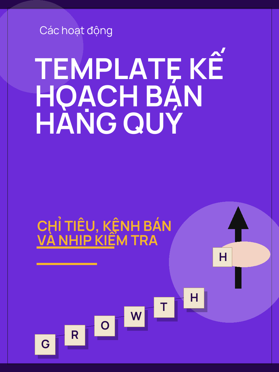 Template kế hoạch bán hàng quý