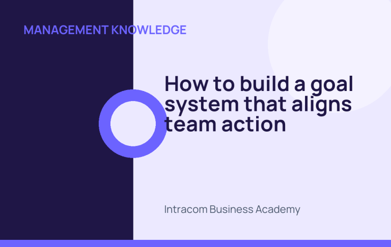 How to build a goal system that aligns team action