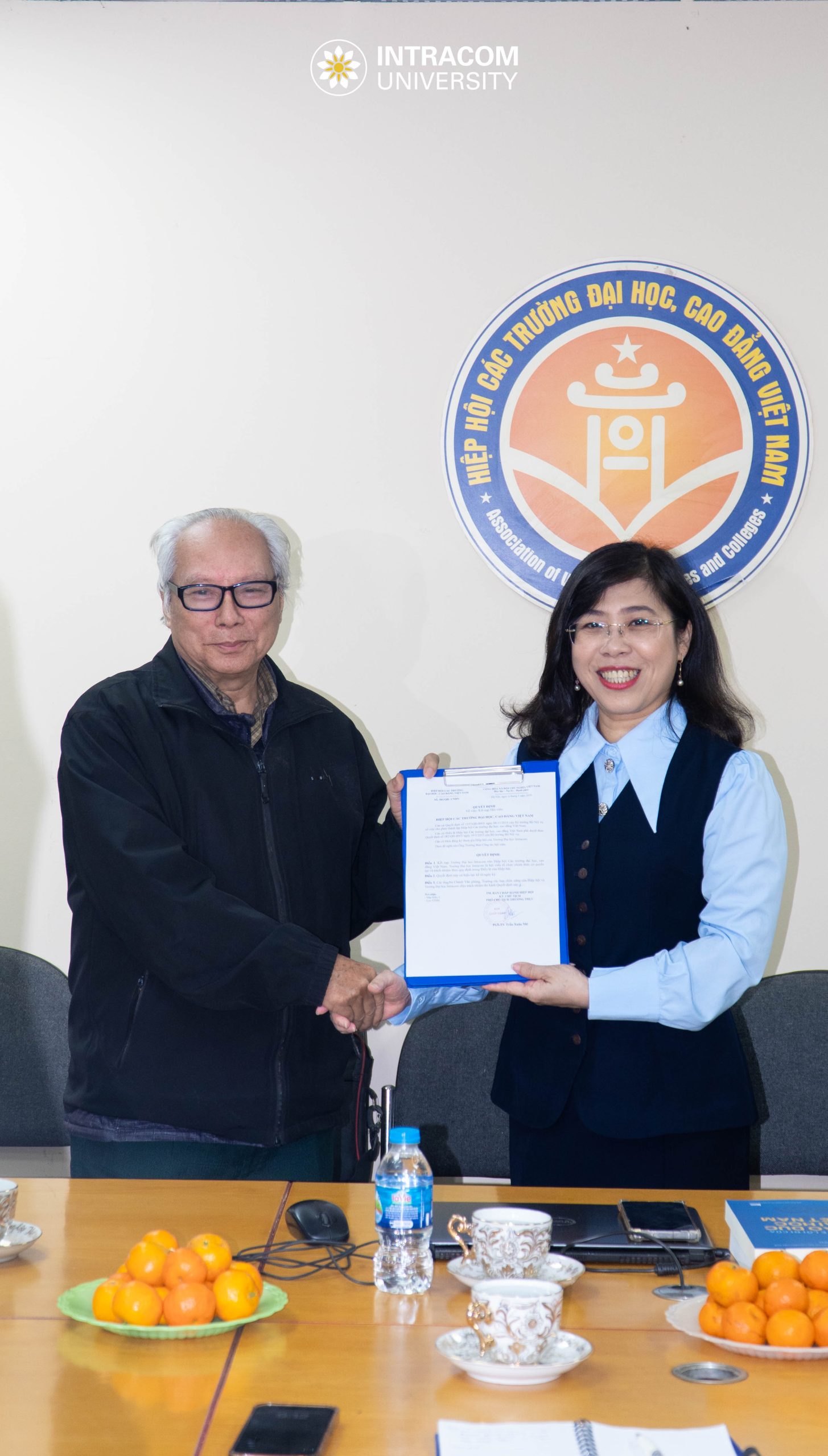 Trường Đại học Intracom ghi dấu mốc gia nhập Hiệp hội Các trường đại học, cao đẳng Việt Nam 10 BES02940 scaled