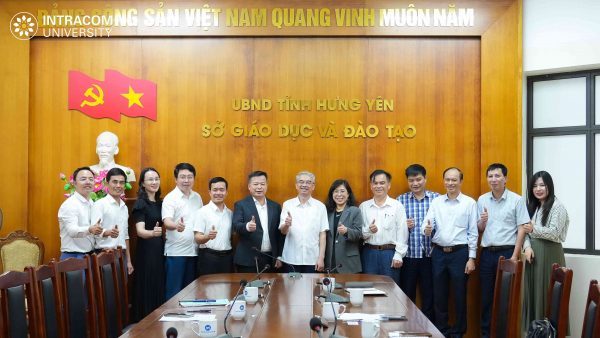 Intracom University and the Hung Yen Department of Education and Training Accompany High-Quality Human Resource Development