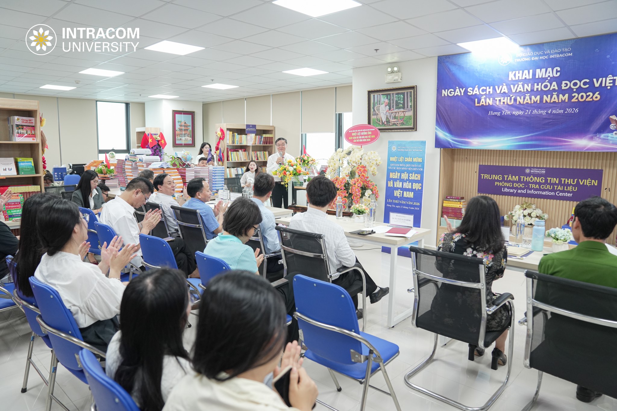 Unleashing knowledge - Creating the future on the occasion of Vietnam Book and Reading Culture Day at Intracom 2 University Vietnam Book and Reading Culture Day