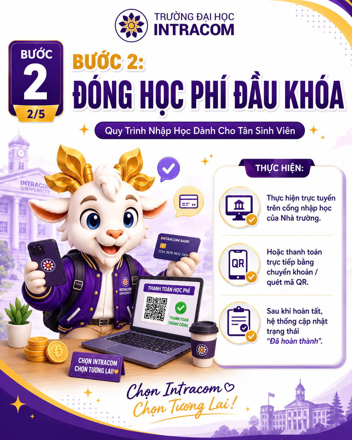 Hướng Dẫn Chi Tiết Quy Trình, Địa Điểm Và Hồ Sơ Nhập Học Cho Tân Sinh Viên Trường Đại Học Intracom 4 Hướng Dẫn Chi Tiết Quy Trình, Địa Điểm Và Hồ Sơ Nhập Cho Học Tân Sinh Viên Trường Đại Học Intracom