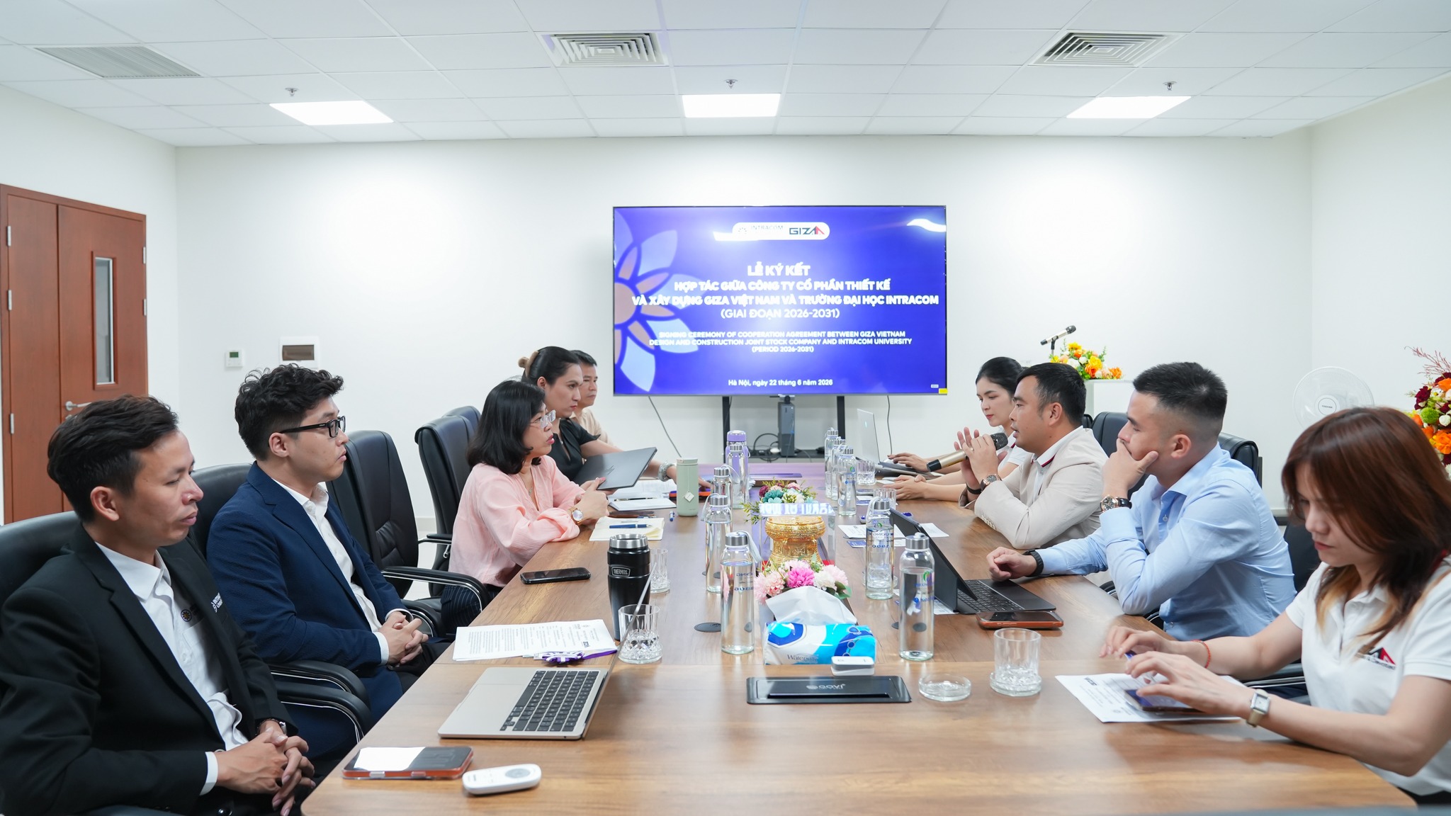 Intracom University signed a cooperation agreement with GIZA Vietnam Design and Construction Joint Stock Company 5 INU 05 of 10 1 11zon