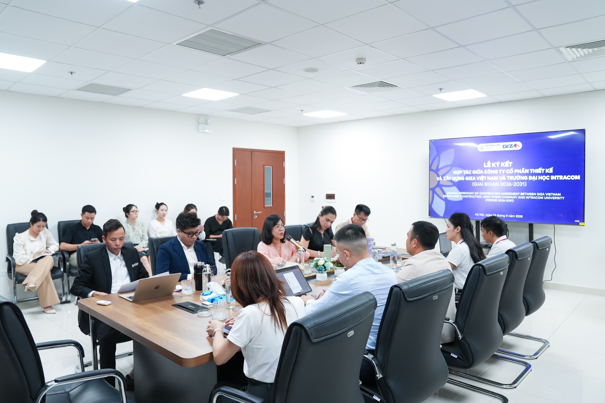 Intracom University signed a cooperation agreement with GIZA Vietnam 2 Design and Construction Joint Stock Company INU 07 of 10 1 11zon