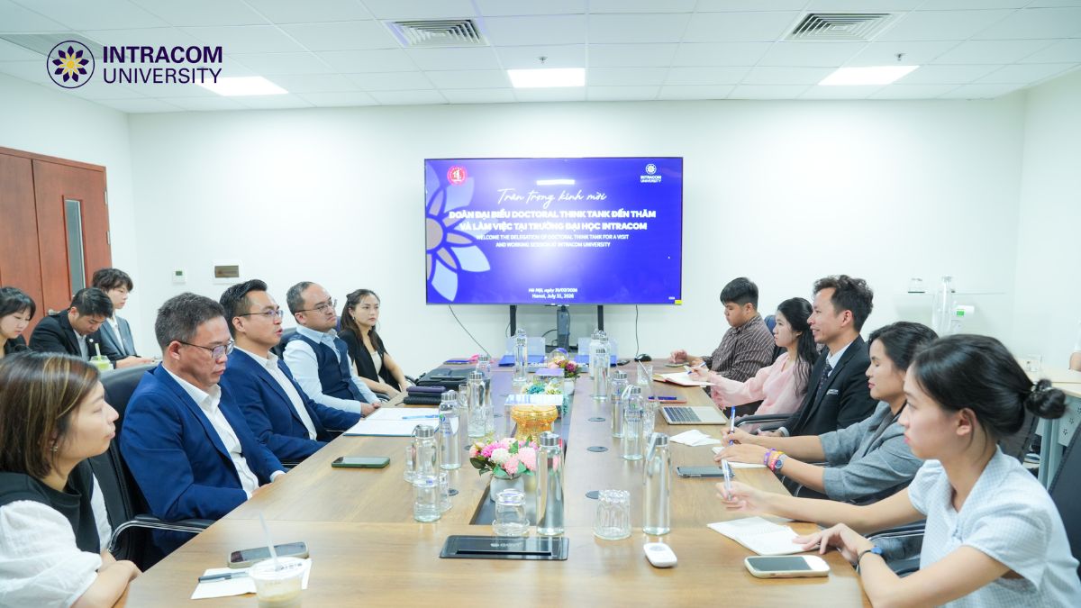 Trường Đại Học Intracom Mở Rộng Mạng Lưới Hợp Tác Quốc Tế Với Macao Doctoral Think Tank 2 Toàn cảnh buổi hợp tác ký kết giữa đại diện Trường Đại học Intracom và đoàn công tác Macao Doctoral Think Tank