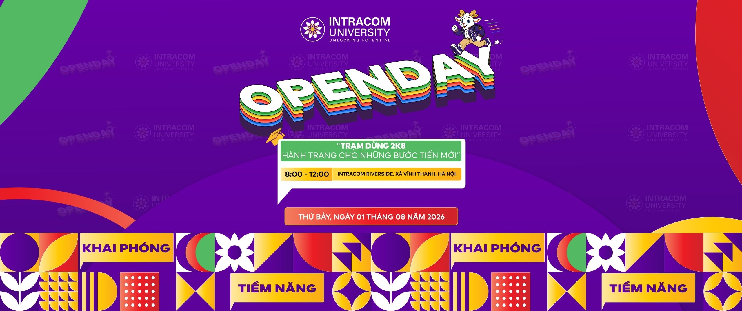 Experience 1 day of being a real student at INU Open Day August 1: "2K8 Stop - Prepare for New Steps" 2 Experience 1 Day of Being a Real Student at INU Open Day August 1: "2K8 Stop - Packing for New Steps"